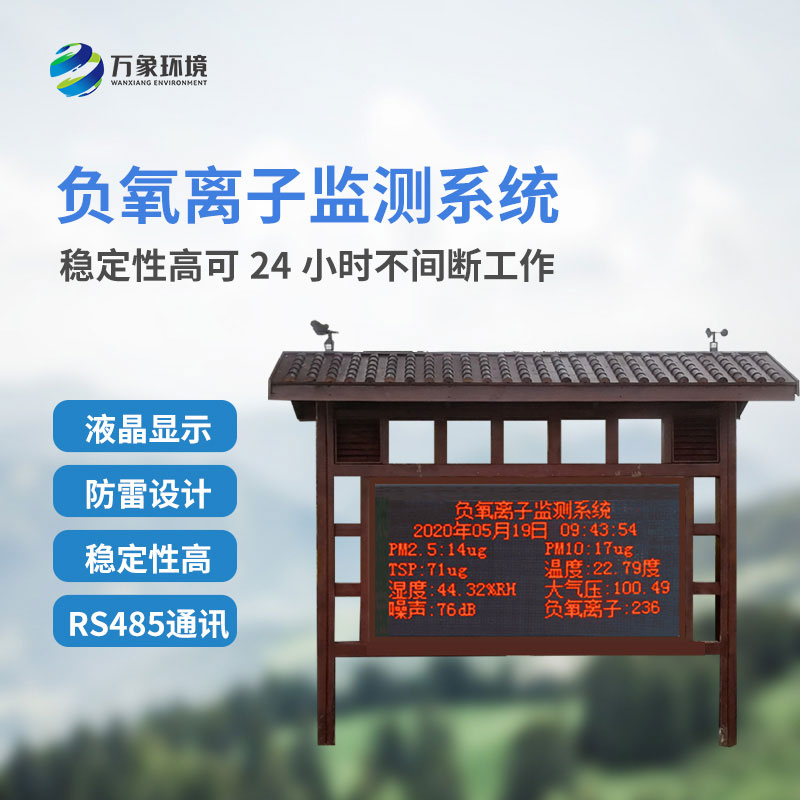 大氣負氧離子監測儀主要安裝在公園景區嗎？