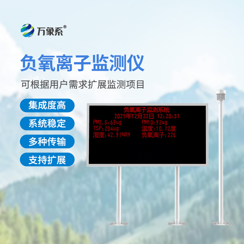 全自動負氧離子在線監(jiān)測系統(tǒng)