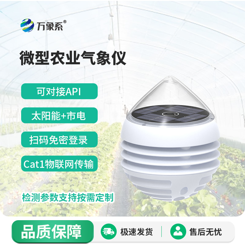 微型農業氣象儀：田間小微氣象站，助力農田精細化種植管護